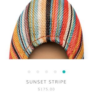 Tieks sunset stripe size 9